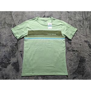 Lucky Brand Short Sleeve T Shirt Youth Boys Size XL (18/20) Green